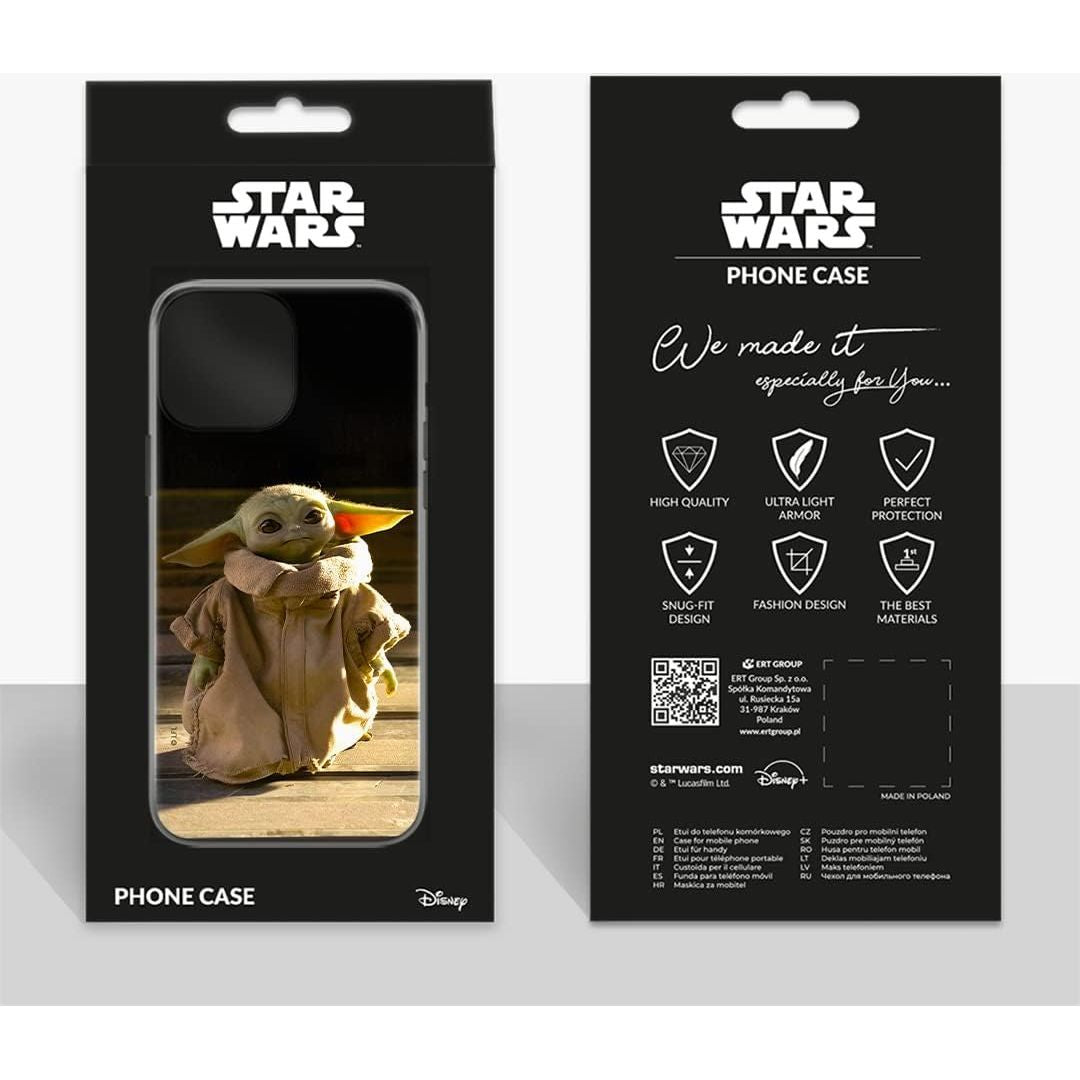 Schutzhülle für iPhone 13, ERT Group Star Wars, Baby Yoda 001