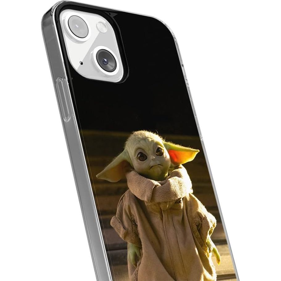 Schutzhülle für iPhone 13, ERT Group Star Wars, Baby Yoda 001