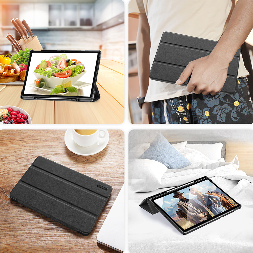 Schutzhülle Dux Ducis Domo für Lenovo Tab P12, Schwarz