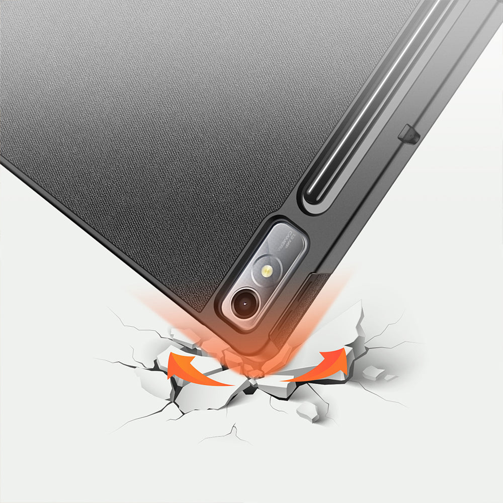 Schutzhülle Dux Ducis Domo für Lenovo Tab P12, Schwarz