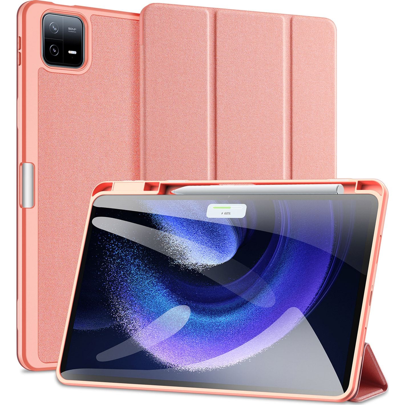 Schutzhülle Dux Ducis Domo für Xiaomi Pad 6, Xiaomi Pad 6 Pro, Rosa