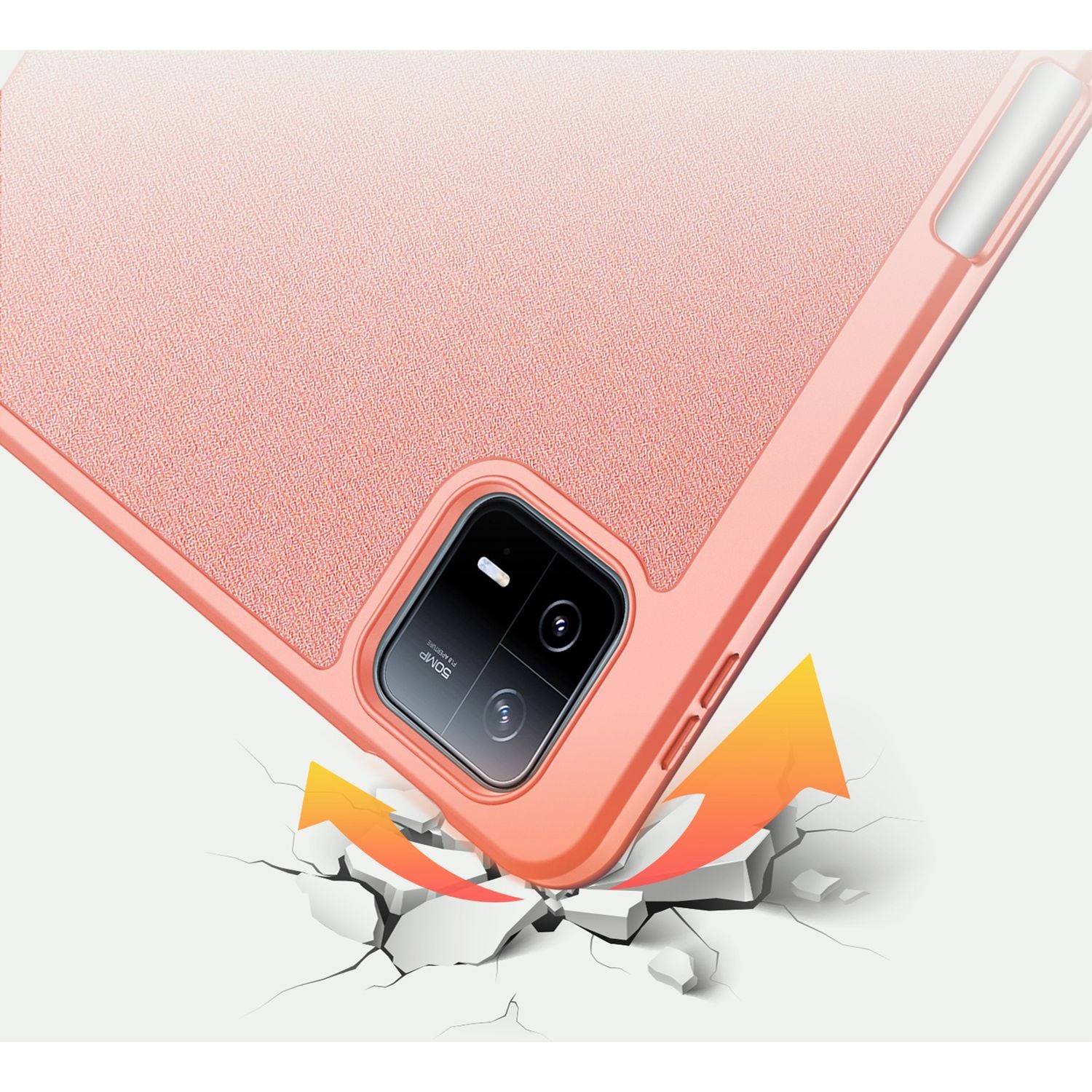 Schutzhülle Dux Ducis Domo für Xiaomi Pad 6, Xiaomi Pad 6 Pro, Rosa