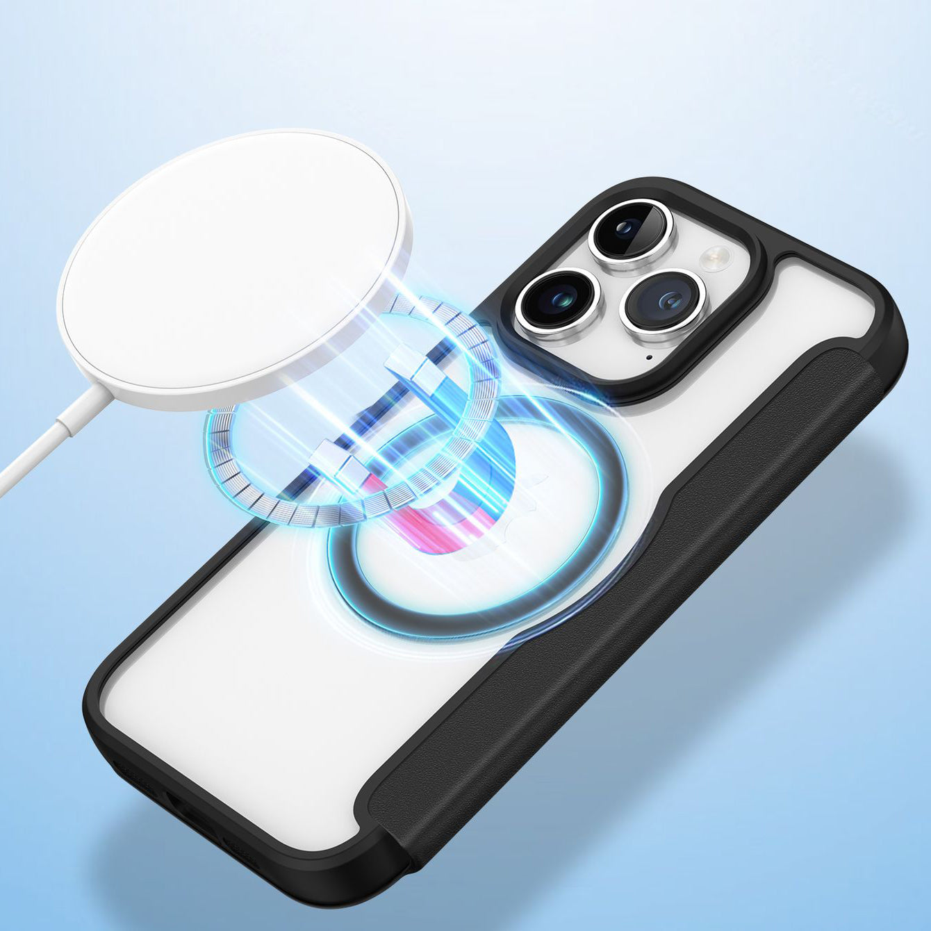 Schutzhülle Dux Ducis Skin X Pro für Apple iPhone 15 Pro, Schwarz