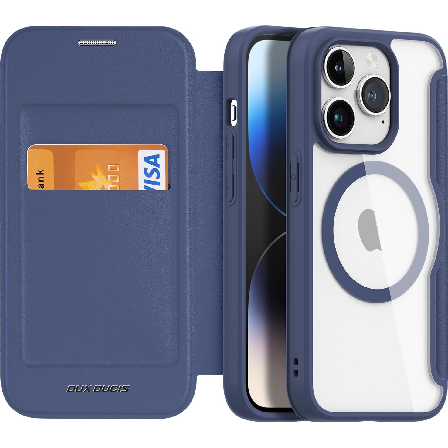 Schutzhülle Dux Ducis Skin X Pro für Apple iPhone 15 Pro, Blau