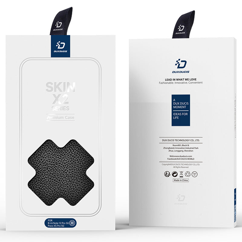 Schutzhülle Dux Ducis Skin X2 für Redmi Note 12 Pro 5G / Poco X5 Pro 5G, Schwarz