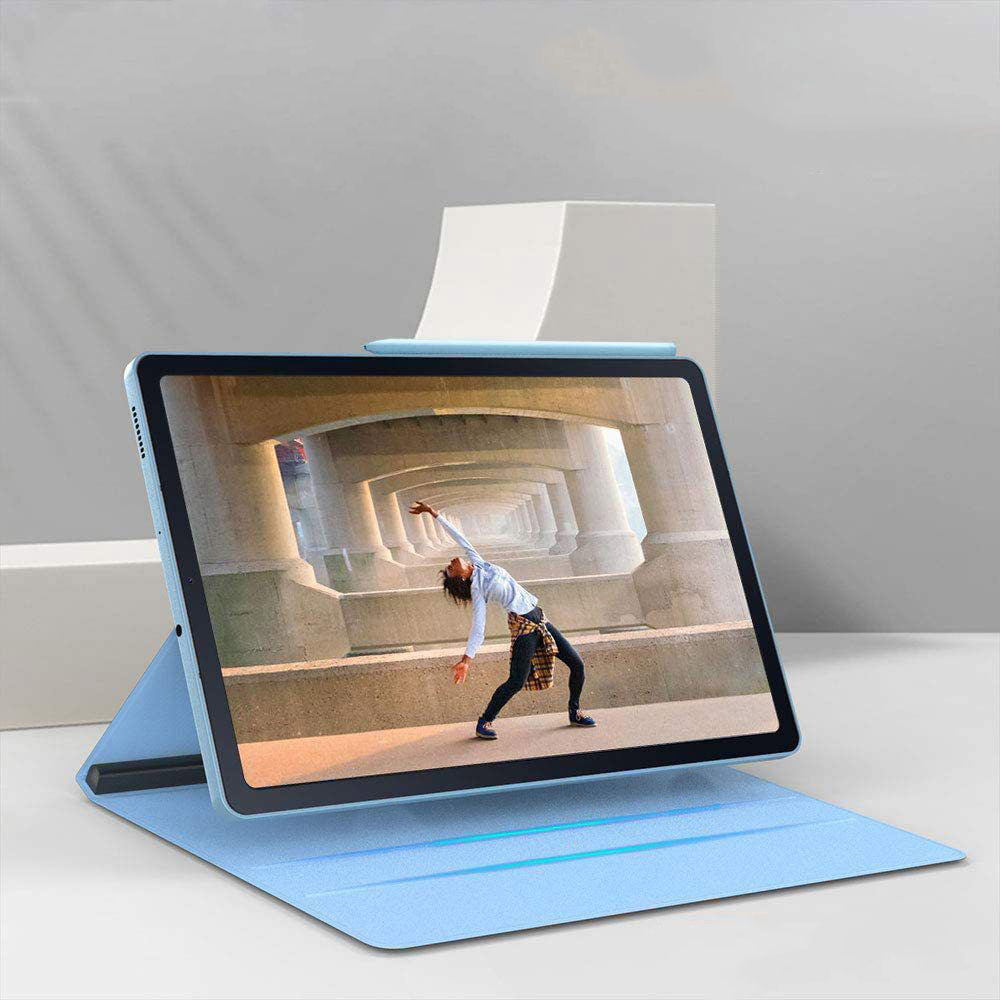 Schutzhülle Tech Protect Smartcase Magnetic für Galaxy Tab S6 Lite 10.4 2024/2022/2020, Blau