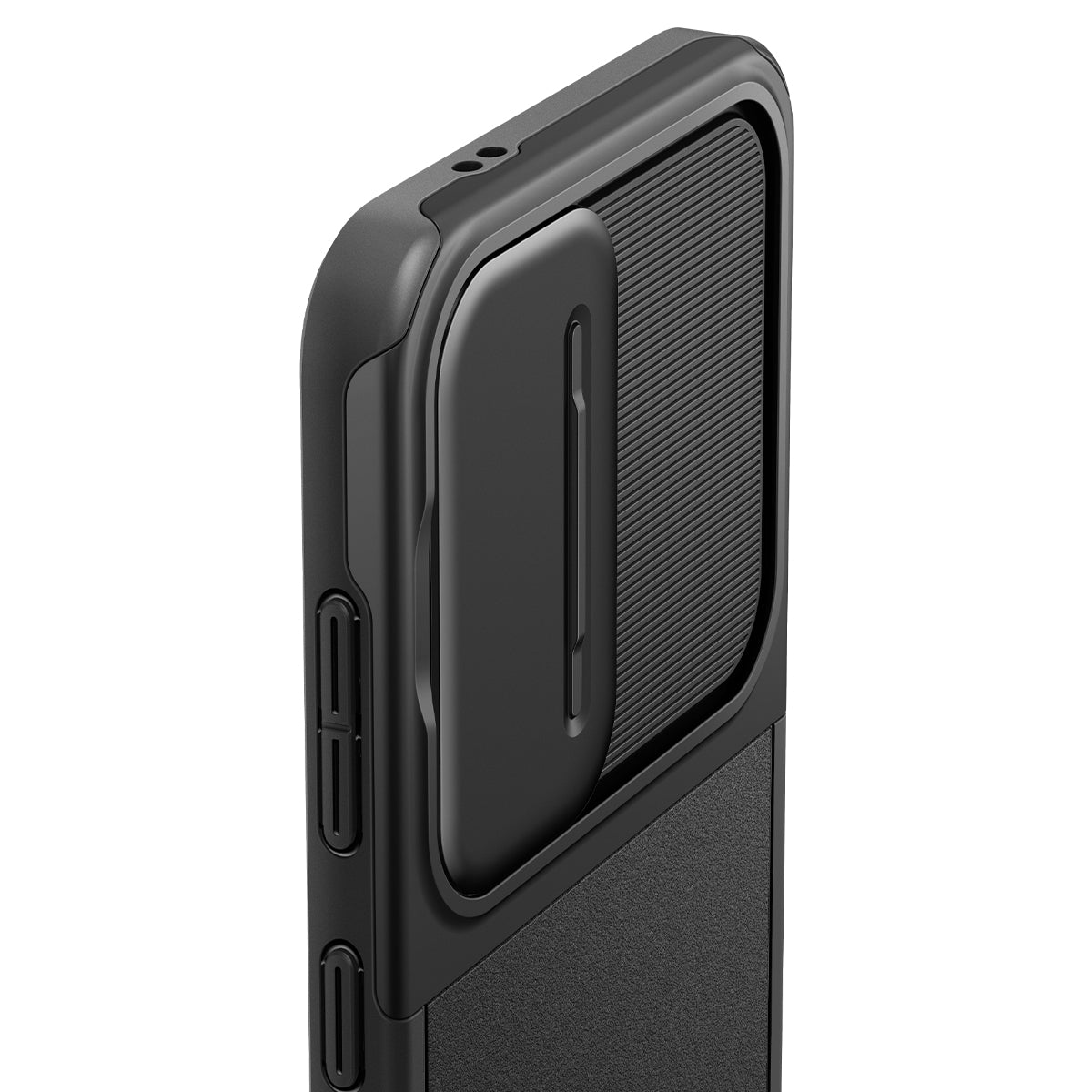 Schutzhülle für Galaxy S24, Spigen Optik Armor, Schwarz