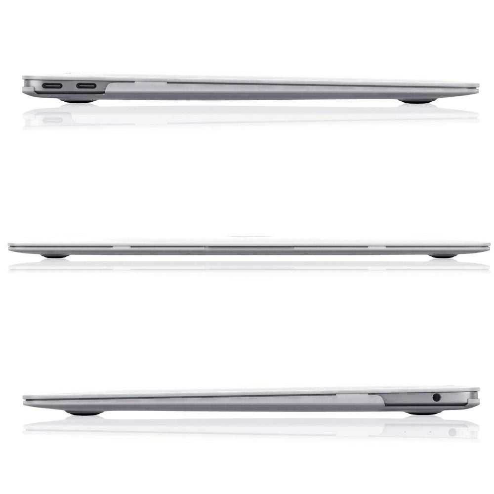 Schutzhülle Tech Protect SmartShell für MacBook Air 13.6" M3/M2, Transparentes Glitzern