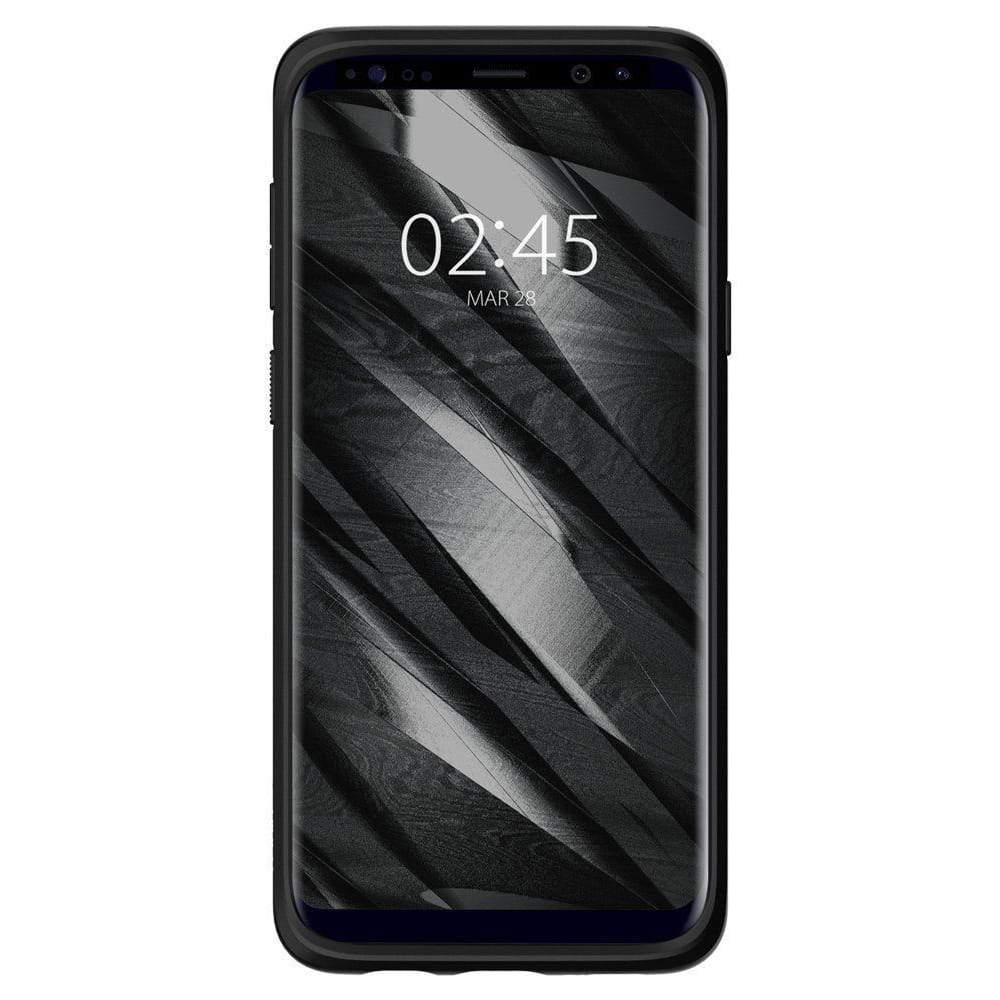 Schutzhülle Spigen Liquid Air Galaxy S9 schwarz - Guerteltier