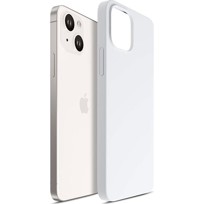 Schutzhülle 3mk Hardy Silicone MagCase MagSafe für iPhone 14 Plus, Weiß