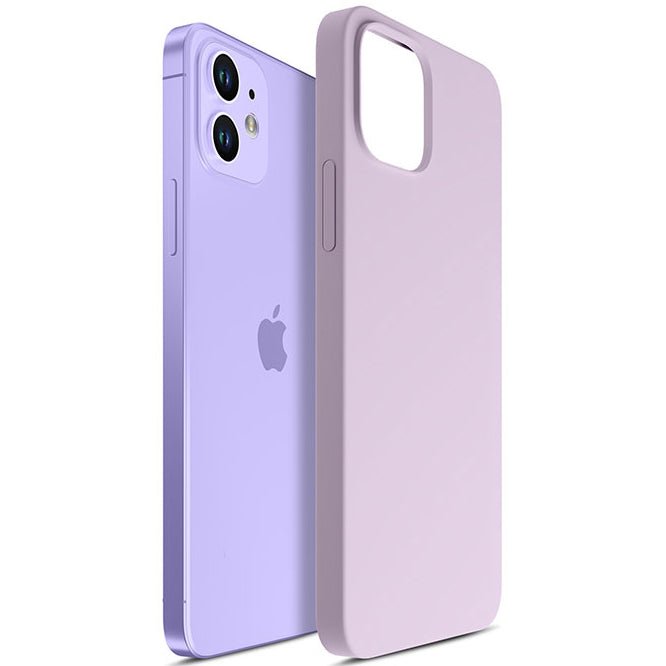 Schutzhülle 3mk Hardy Silicone MagCase MagSafe für iPhone 12, Violett