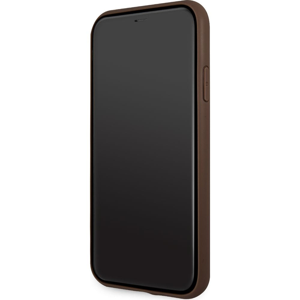 Schutzhülle Guess 4G Big Metal Logo für iPhone 11 / XR, Braun