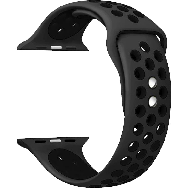 Armband Crong Duo Sport für Apple Watch 41/40/38 mm, Grau/Schwarz