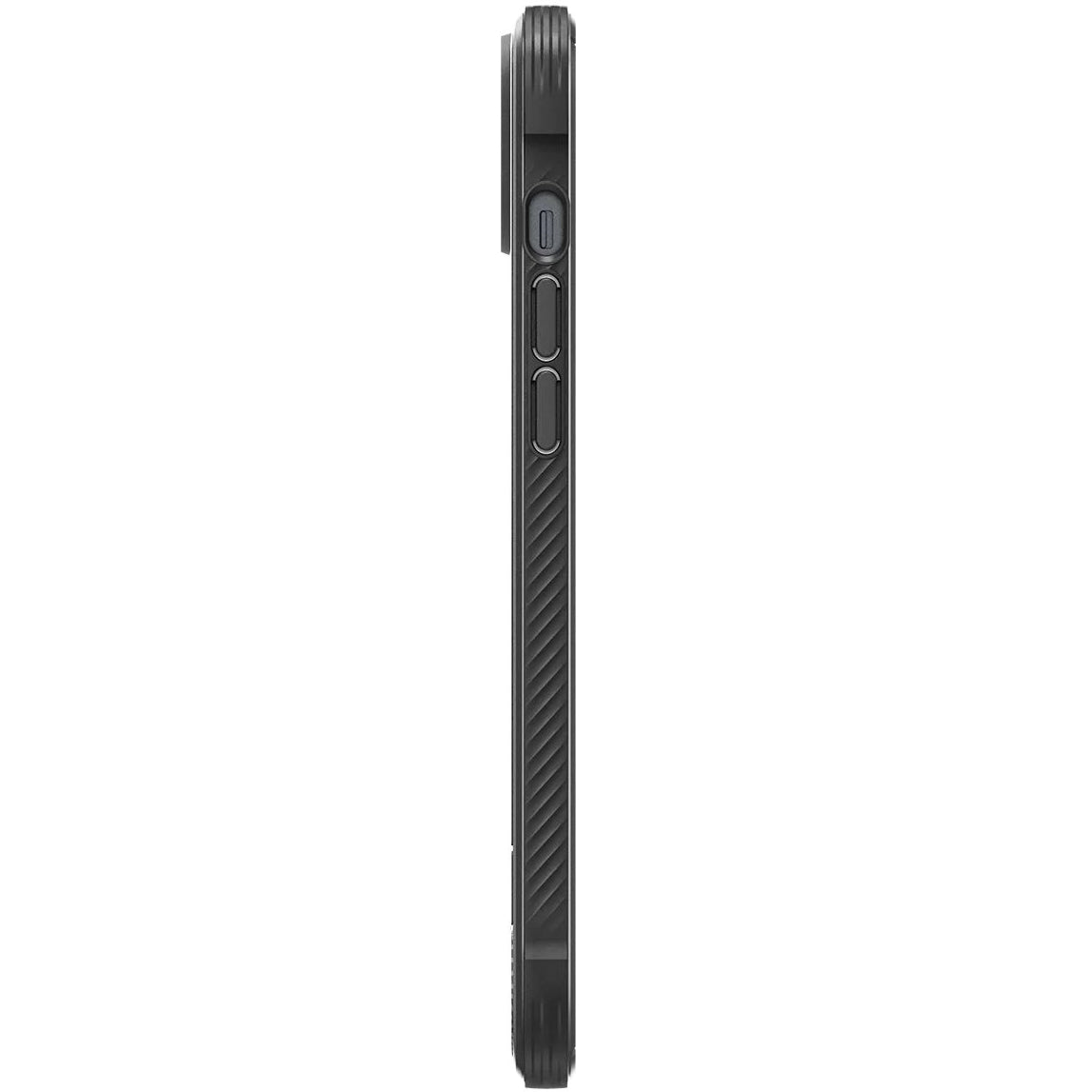 Schutzhülle Spigen Rugged Armor Mag mit MagSafe für iPhone 14, mattes Schwarz