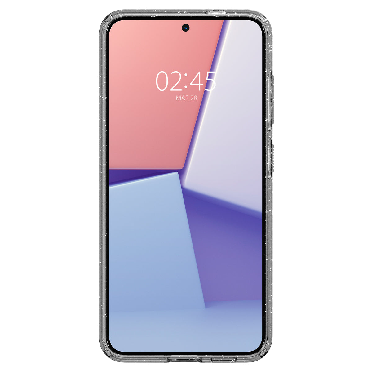 Schutzhülle für Galaxy S24, Spigen Liquid Crystal Glitter, Transparent mit Glitzer