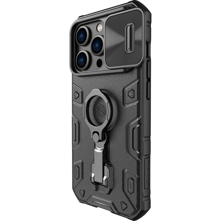 Schutzhülle Nillkin CamShield Armor Pro Magnetic für iPhone 14 Pro, Schwarz