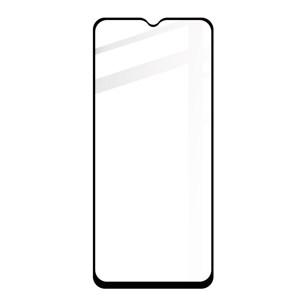 Gehärtetes Glas Bizon Glass Edge 2 für Realme C33, schwarz