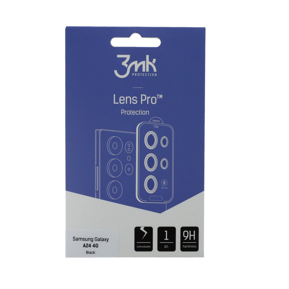 Objektivschutz 3mk Lens Protection Pro 1 Satz für Galaxy A24 4G, Schwarz