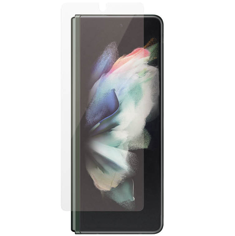 Set aus Folie PanzerGlass Ultra-Wide Fit TPU und gehärtetem Glas Classic Fit Glass für Galaxy Z Fold4