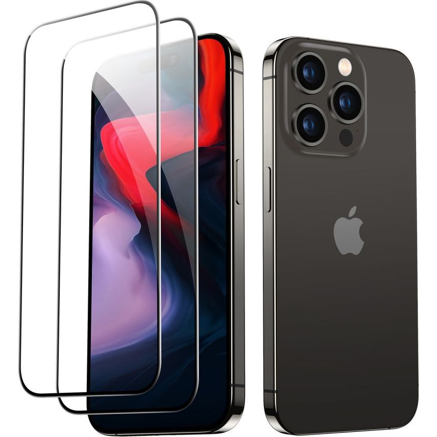 Schutzglas ESR Tempered Glass für iPhone 15 Pro, 2 Stück