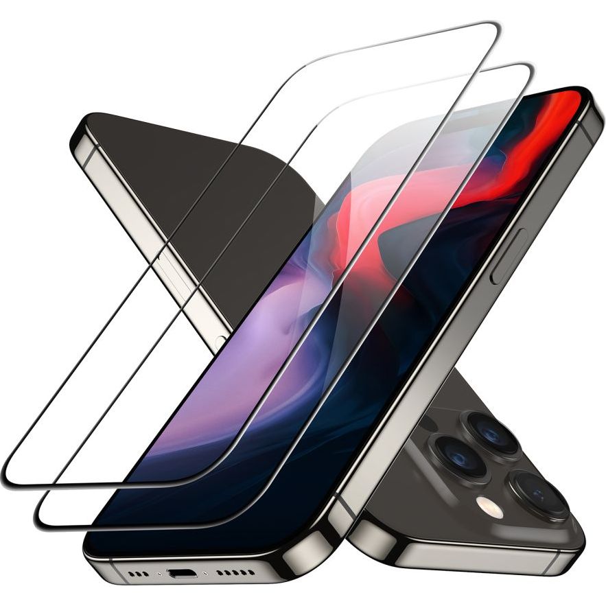 Schutzglas ESR Tempered Glass für iPhone 15 Pro, 2 Stück