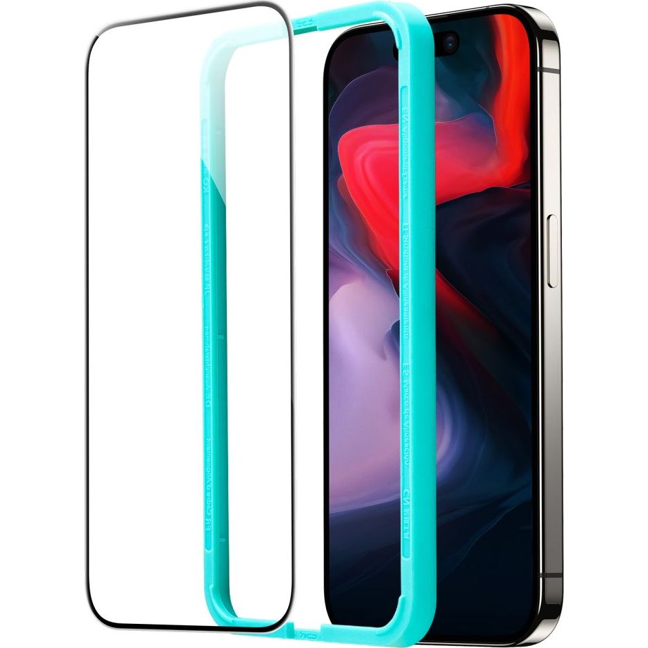 Schutzglas ESR Tempered Glass für iPhone 15 Pro, 2 Stück