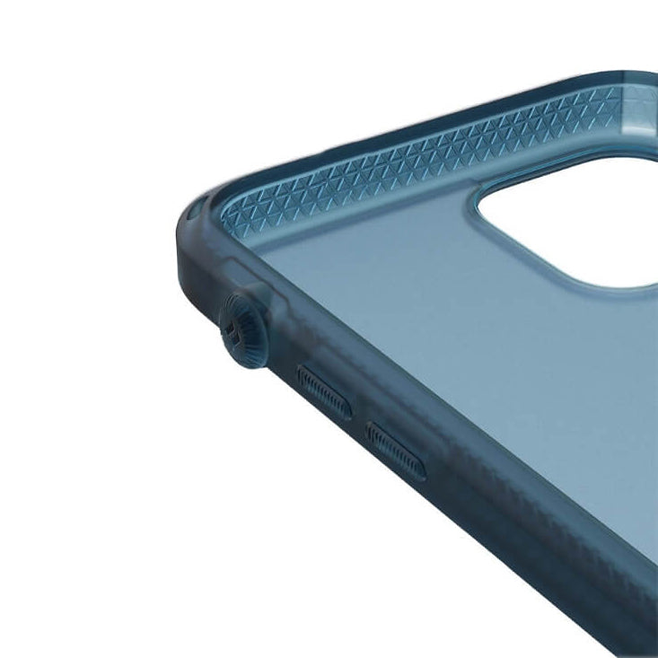 Schutzhülle Catalyst Influence Case für iPhone 12 / 12 Pro, Rauchfarben / Blau