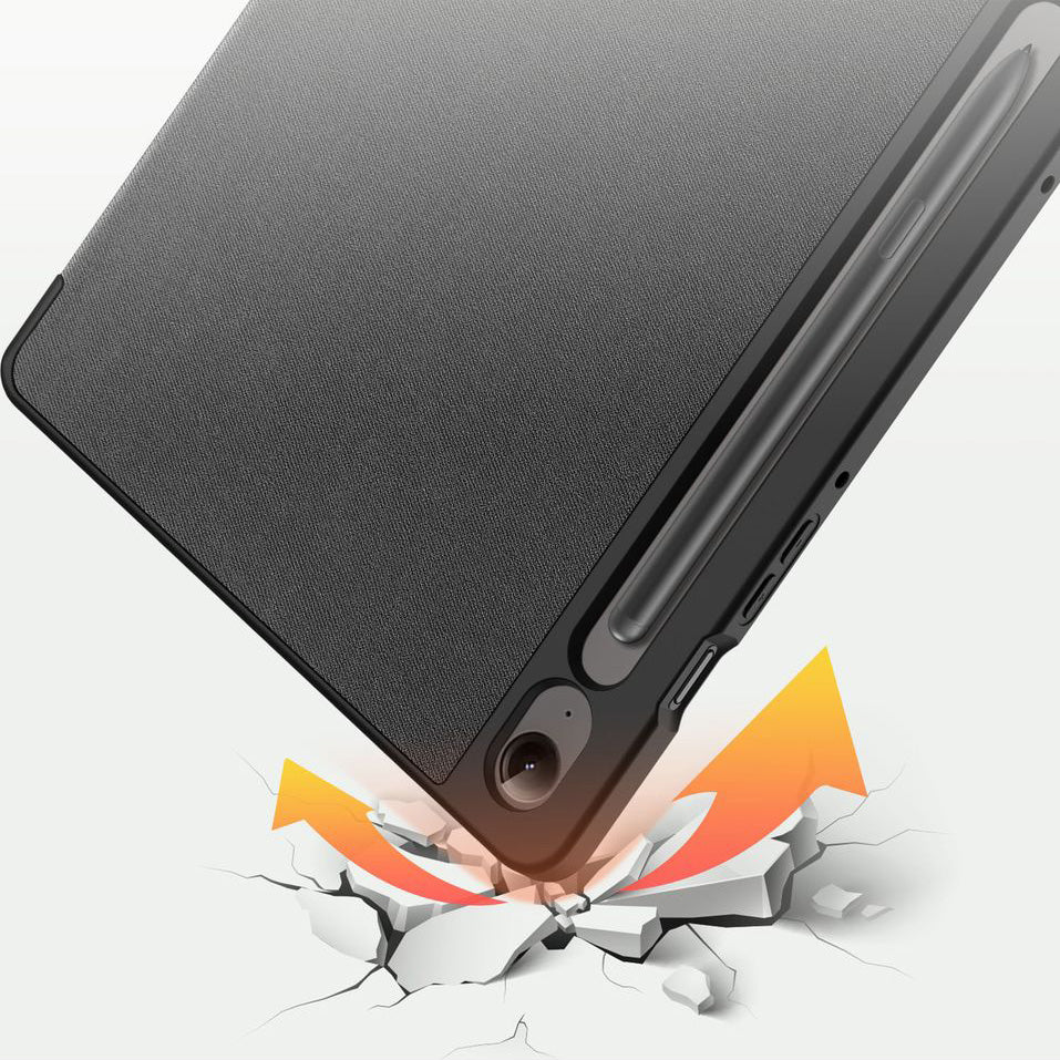 Schutzhülle für Galaxy Tab S10 FE / S9 FE, Dux Ducis Domo, Schwarz
