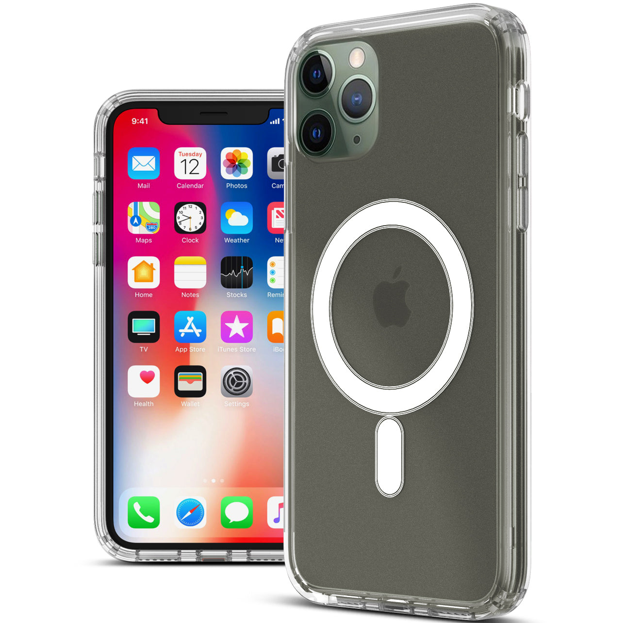 Schutzhülle ER Case Ice Snap MagSafe für iPhone 11 Pro, transparent