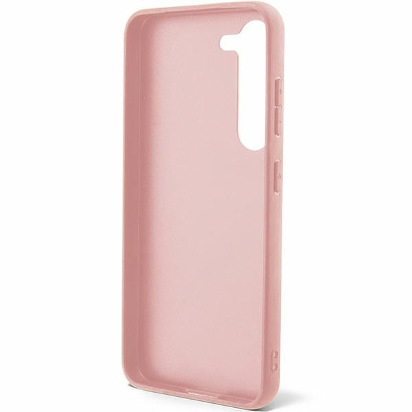 Schutzhülle Guess Hardcase Glitter Script für Galaxy S23 5G, Rosa