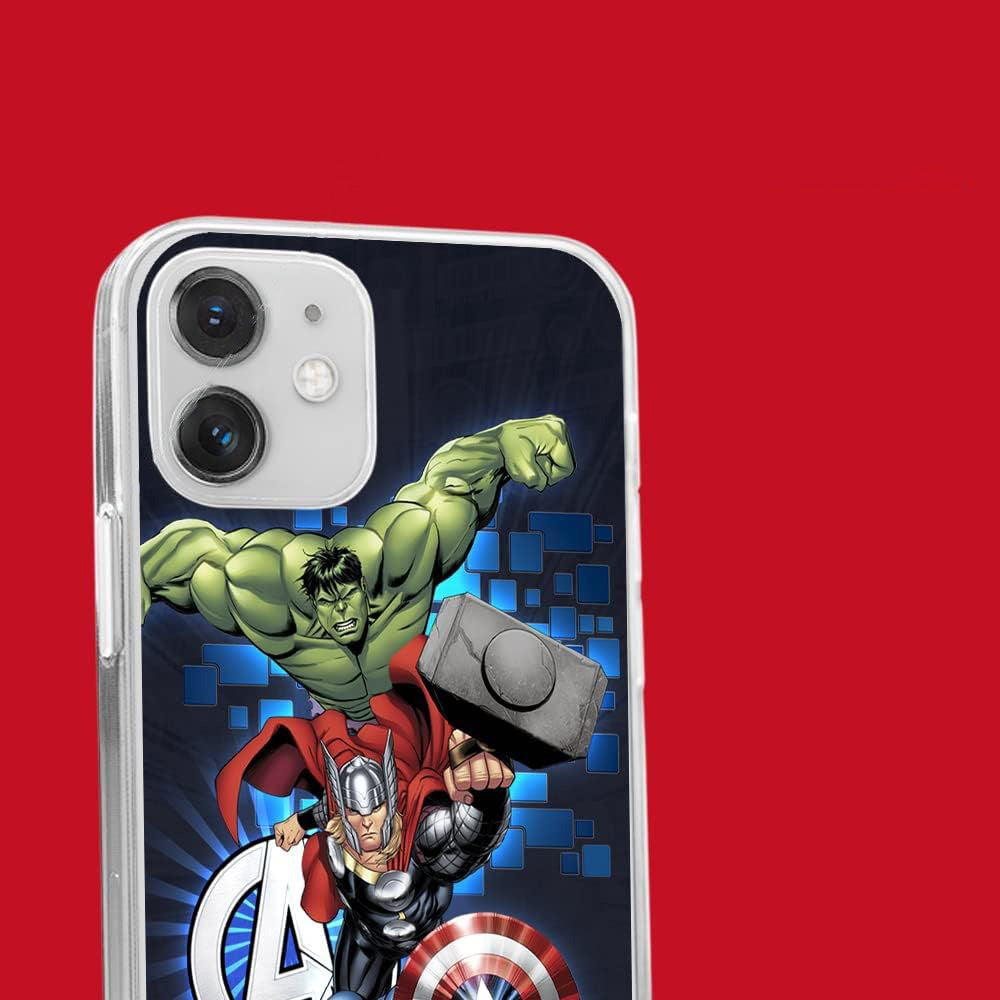 Schutzhülle für iPhone 12 Pro, iPhone 12, ERT Group Marvel, Avengers 001