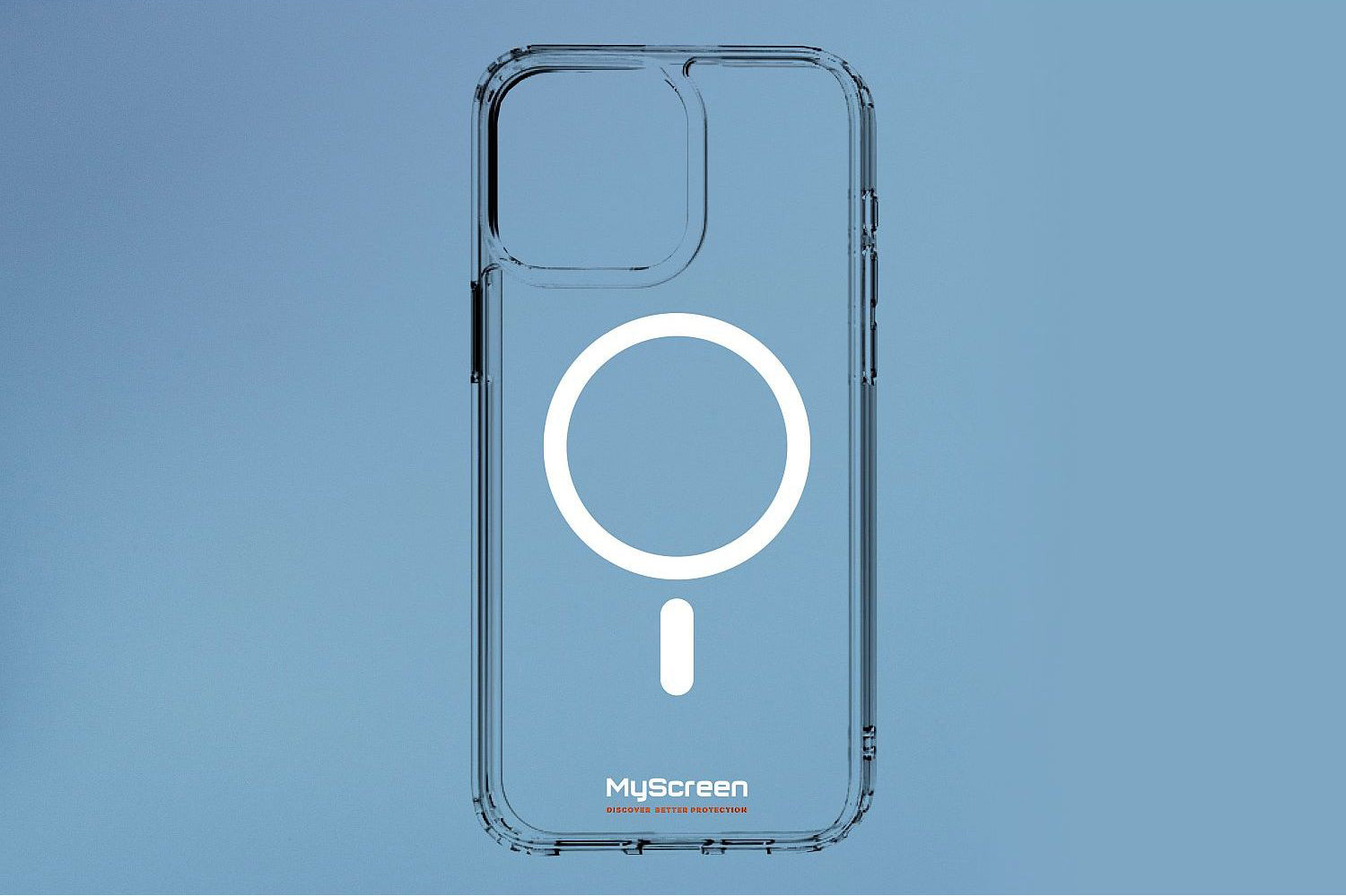 Schutzhülle für iPhone 15 Pro Max MyScreen REVO Clear Case MagSafe, Transparent