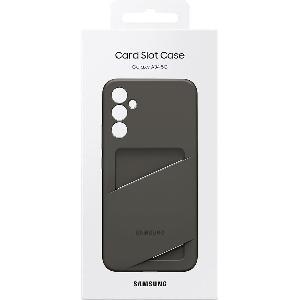 Schutzhülle Samsung Card Slot Cover für Galaxy A34, Schwarz