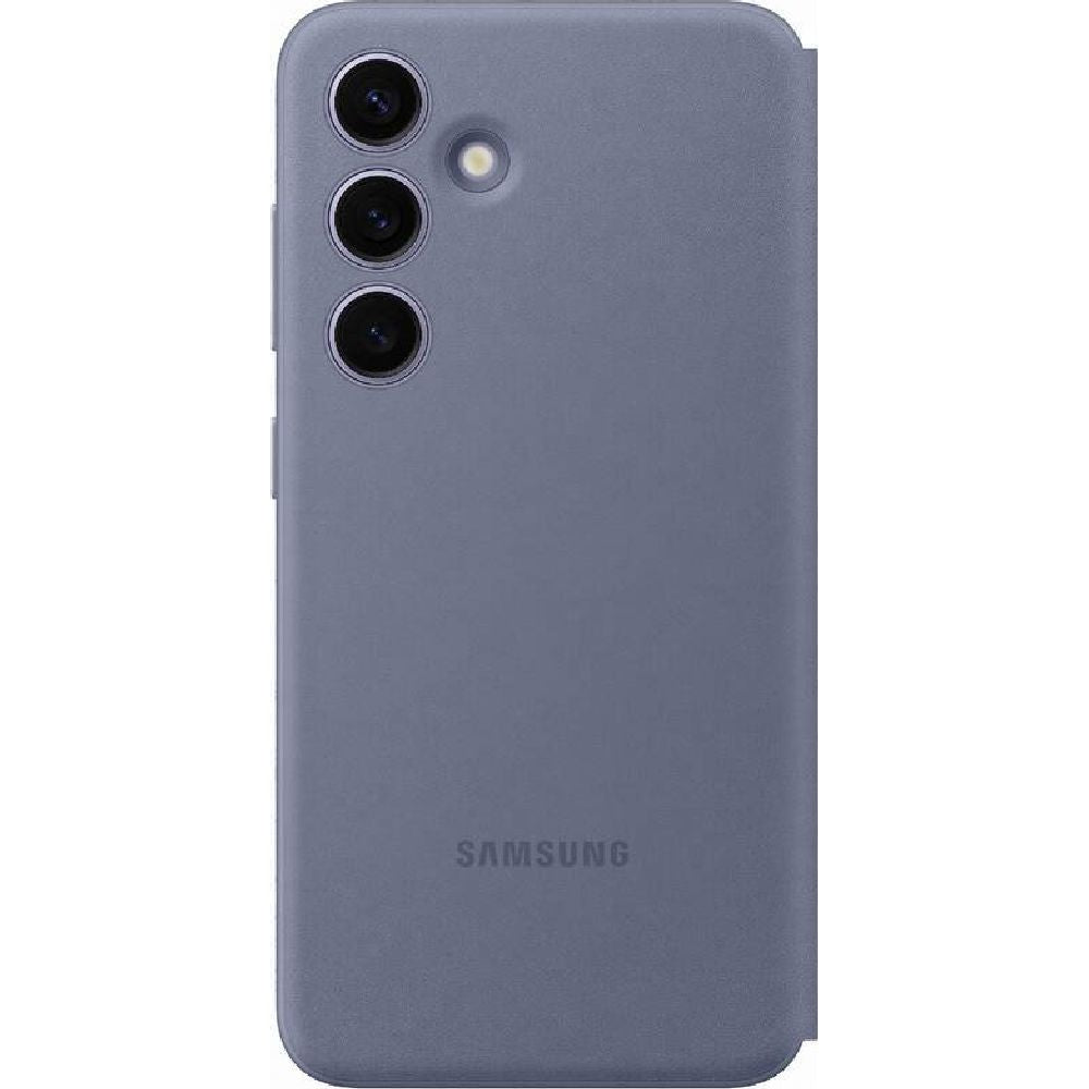 Schutzhülle mit Klappe für Galaxy S24, Samsung Smart View Wallet Case, Fliederfarben