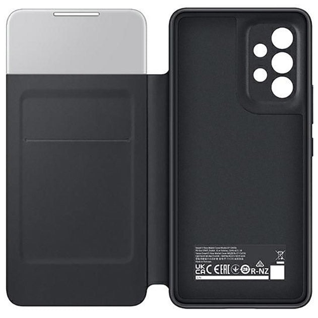 Schutzhülle Samsung S View Wallet Cover für Galaxy A53 5G, Schwarz