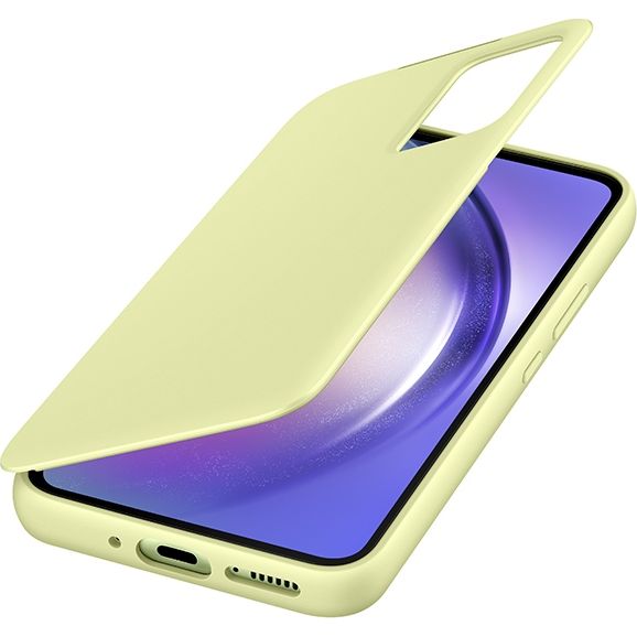 Schutzhülle Samsung Smart View Wallet Case für Galaxy A54 5G, Lindgrüne
