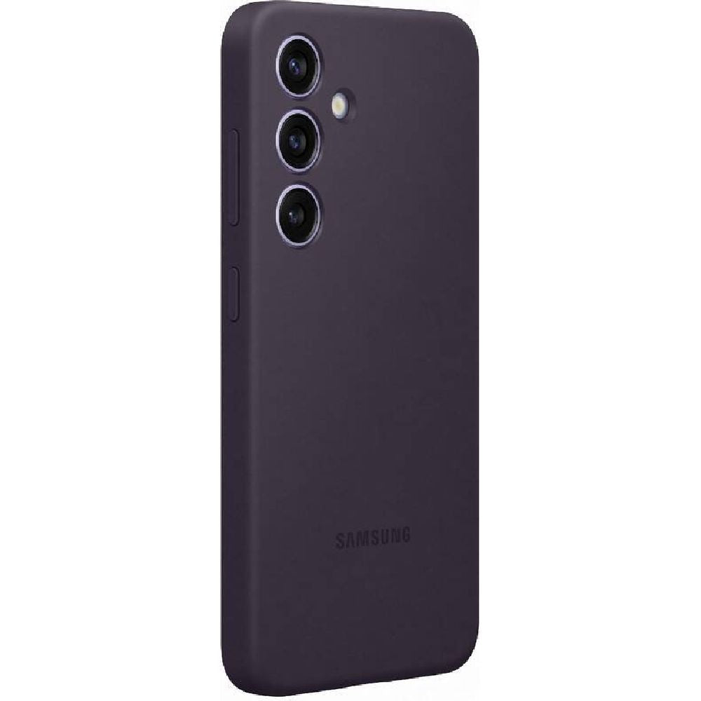 Schutzhülle für Galaxy S24, Samsung Silicone Cover, Dunkelviolett