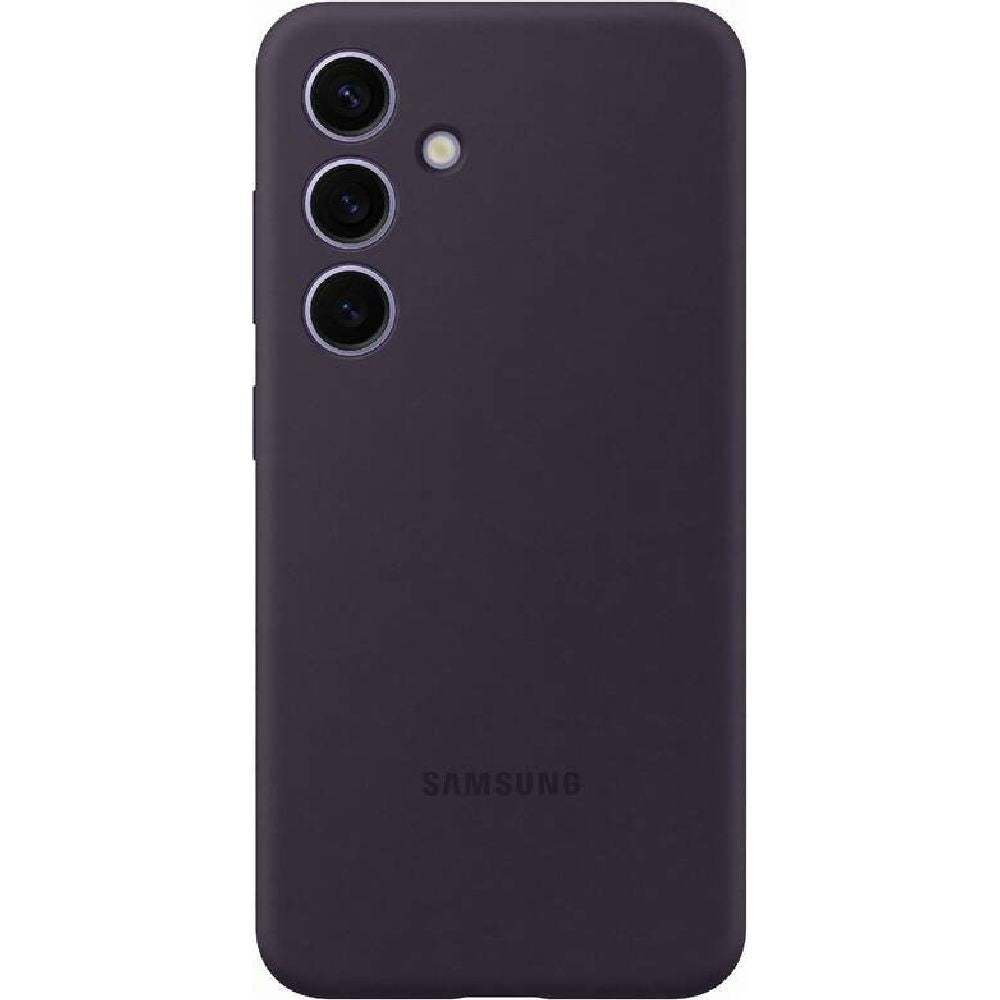 Schutzhülle für Galaxy S24, Samsung Silicone Cover, Dunkelviolett