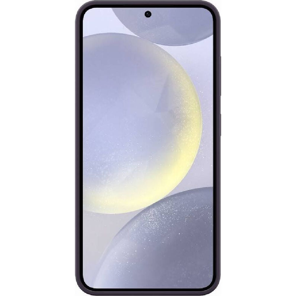 Schutzhülle für Galaxy S24, Samsung Silicone Cover, Dunkelviolett