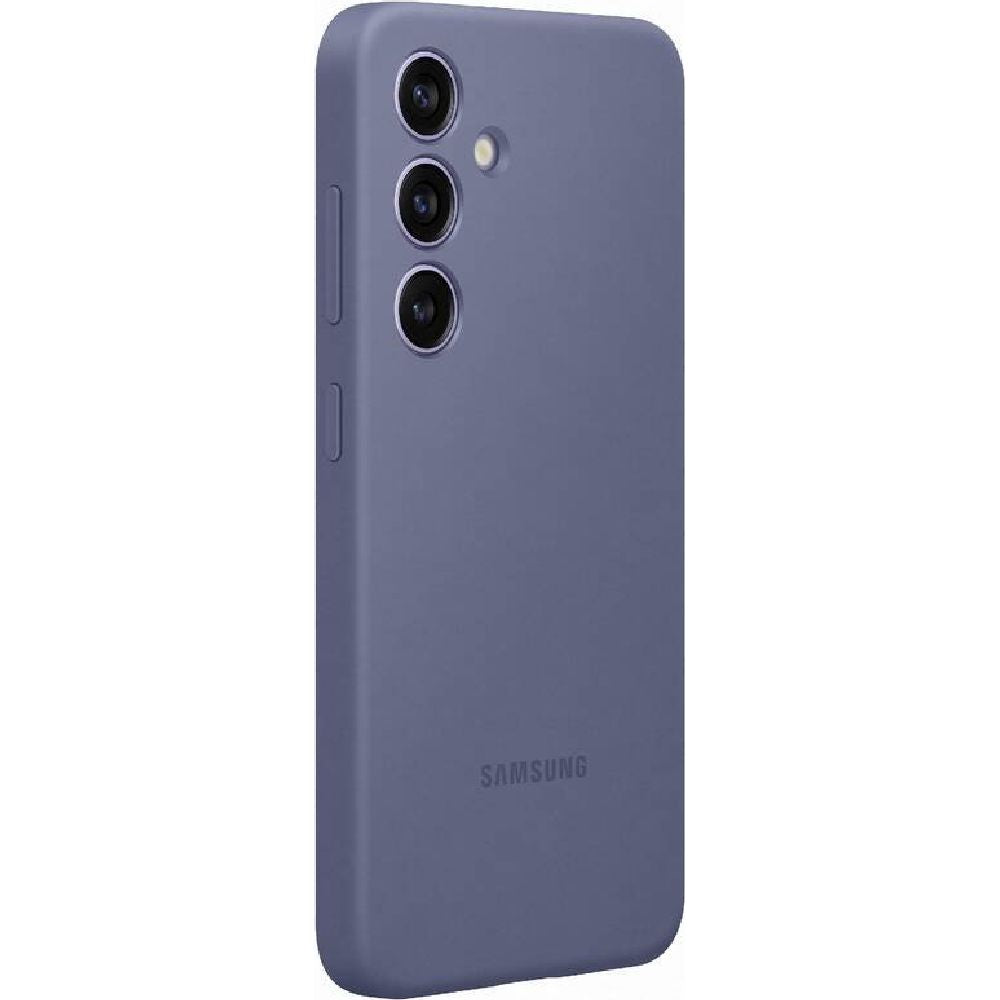 Schutzhülle für Galaxy S24, Samsung Silicone Cover, Fliederfarben