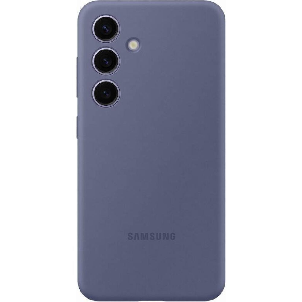 Schutzhülle für Galaxy S24, Samsung Silicone Cover, Fliederfarben