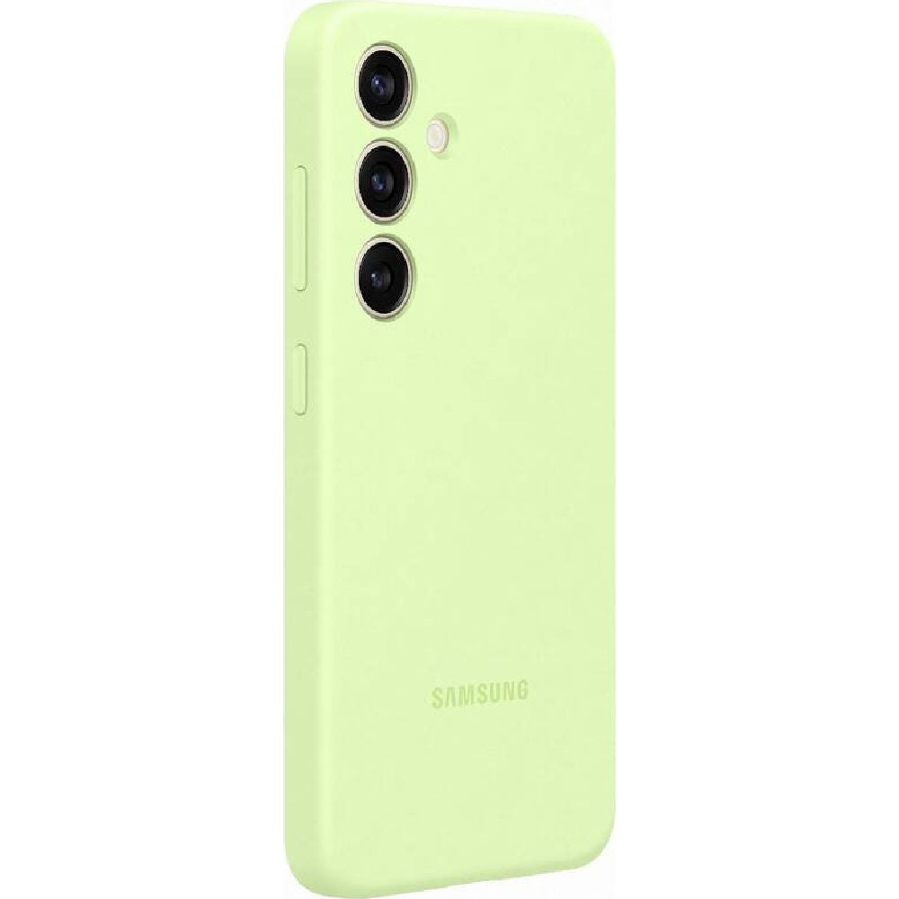 Schutzhülle für Galaxy S24, Samsung Silicone Cover, Lindgrün