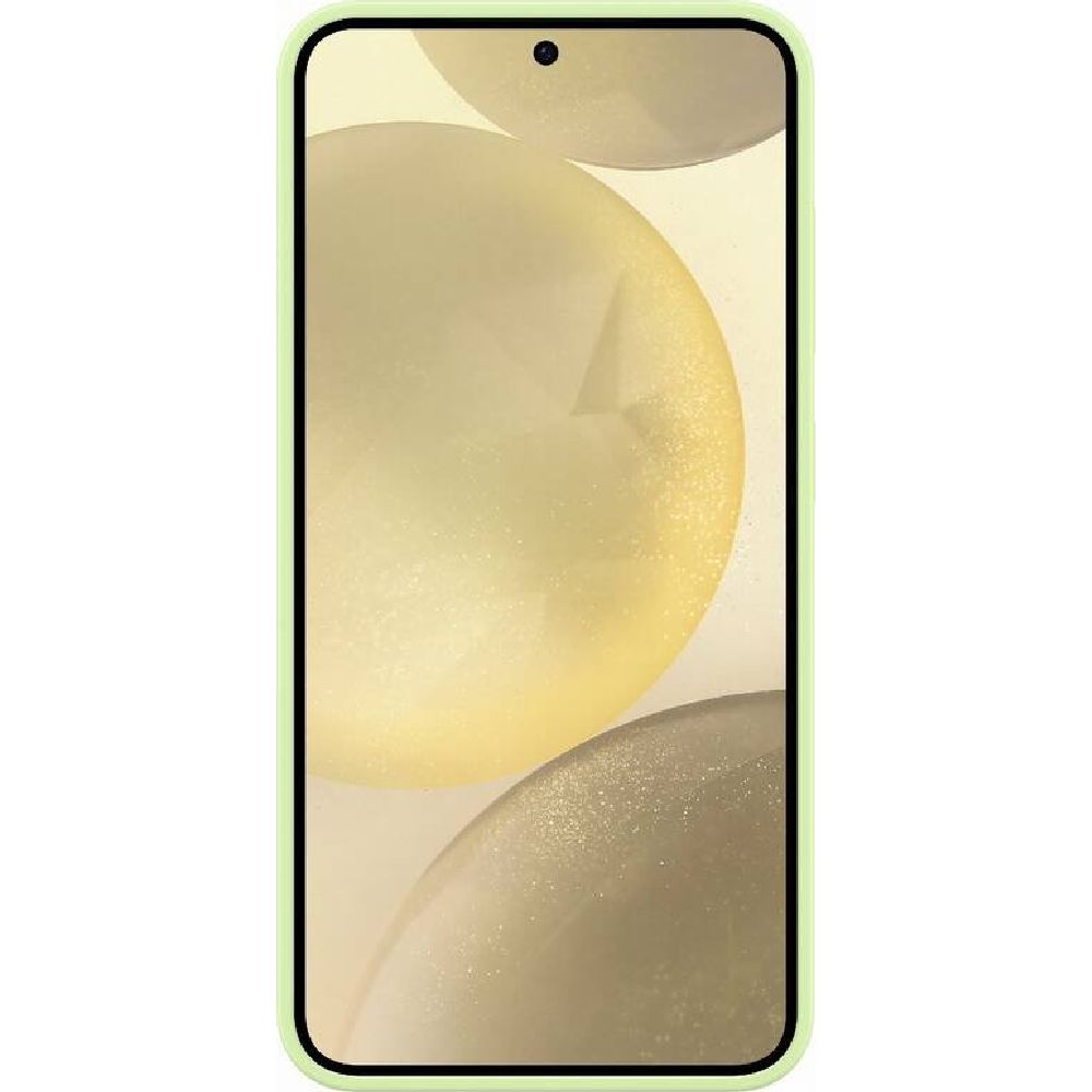 Schutzhülle für Galaxy S24, Samsung Silicone Cover, Lindgrün