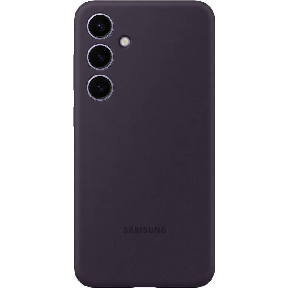 Schutzhülle für Galaxy S24 Plus, Samsung Silicone Cover, Dunkelviolett