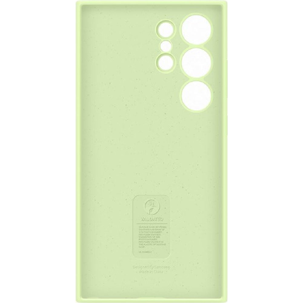 Schutzhülle für Galaxy S24 Ultra, Samsung Silicone Cover, Lindgrün