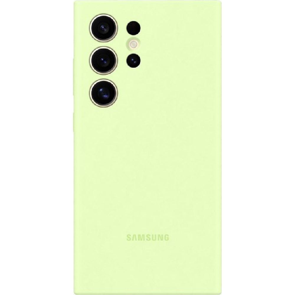 Schutzhülle für Galaxy S24 Ultra, Samsung Silicone Cover, Lindgrün
