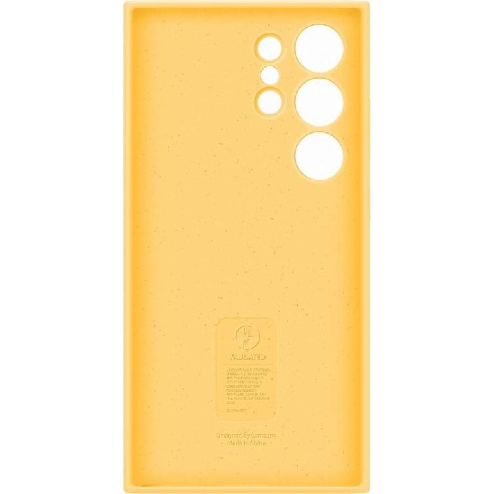 Schutzhülle für Galaxy S24 Ultra, Samsung Silicone Cover, Gelb