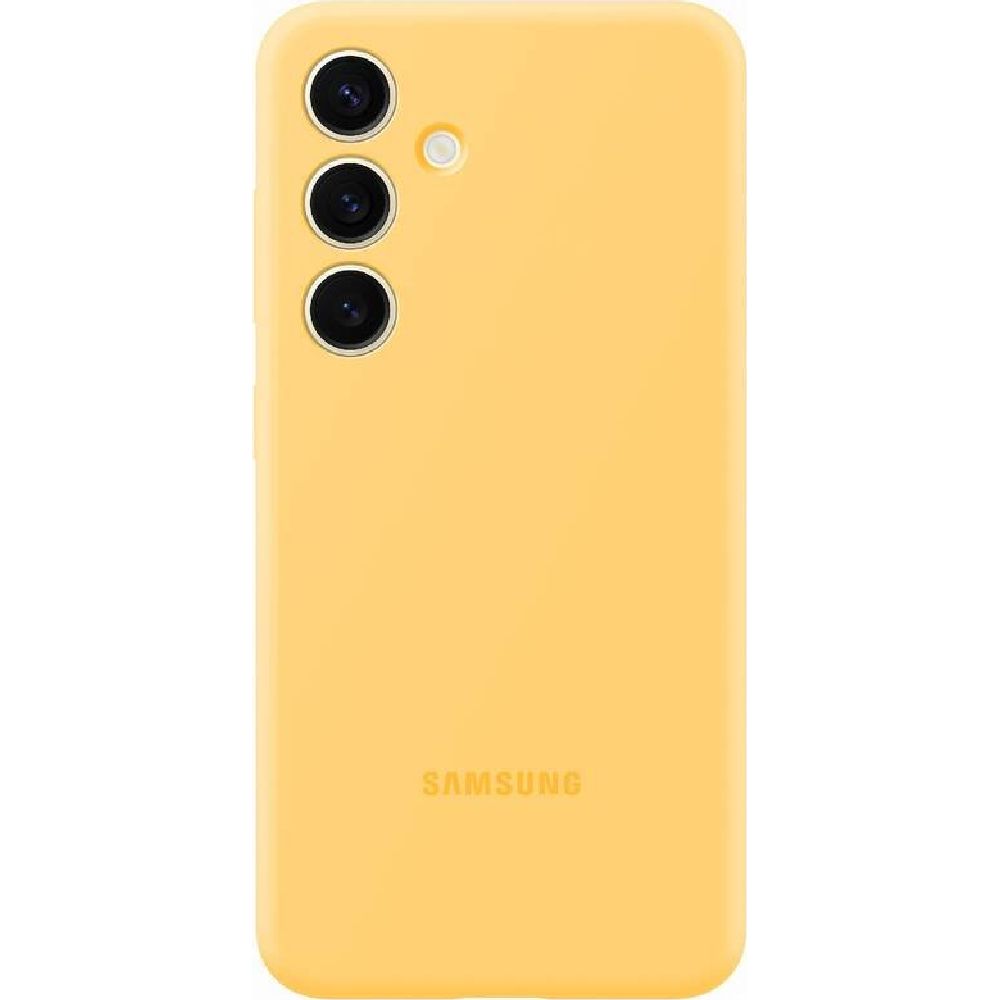 Schutzhülle für Galaxy S24, Samsung Silicone Cover, Gelb