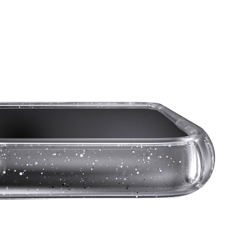 Schutzhülle Speck Presidio Perfect Clear with Glitter für Galaxy S22 Plus, Transparent mit Glitzer
