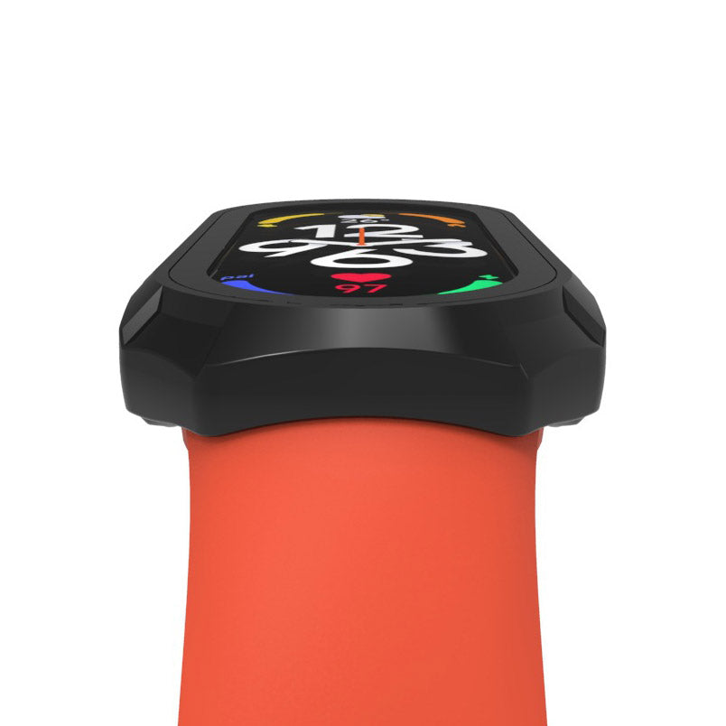 Bizon Case AntiShock Set, Schutzhülle + Glas für Xiaomi Mi Band 7, schwarz